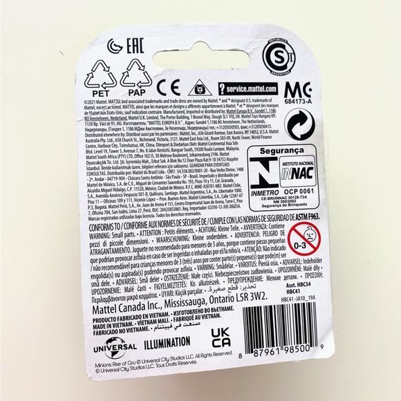 Minions: Rise of Gru Stuart Mattel Micro Collection Figure 2" - Picture 3 of 6